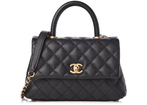 chanel mini flap caviar price|Chanel Coco Handle Flap Quilted Caviar Gold.